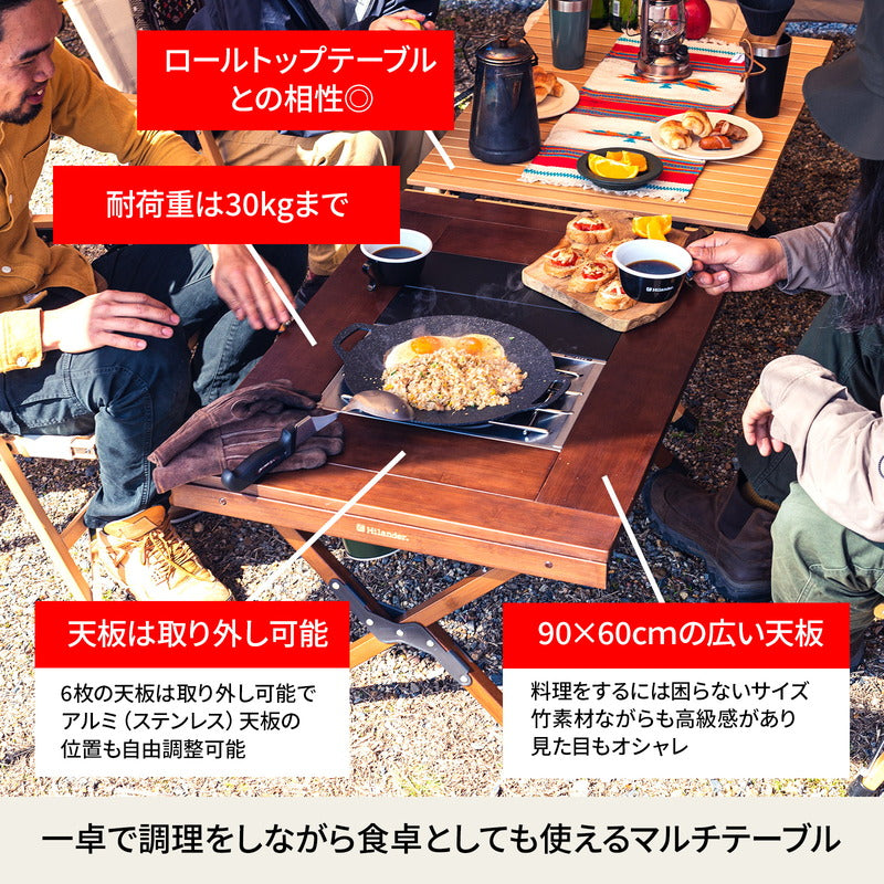 キャンプテーブル　ＣＨＥＦ　ＴＡＢＬＥ（シェフテーブル）アウトドアテーブル【１年保証】【発送予定1～2日】